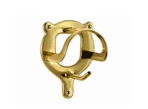 Gouden hoofdstelhouder - paard