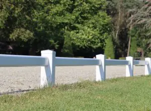 Dressuurring kunststof - permanent