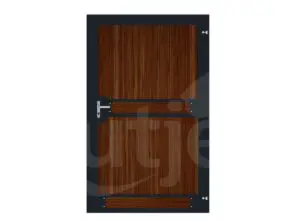 Luxe staldeur uit één geheel - met cilinderslot