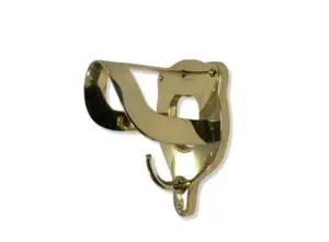 Messing hoofdstelhouder, halsterhouder - Zadelkamer accessoires