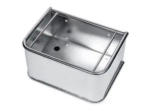 RVS voerbak voor paarden - voerbak paard