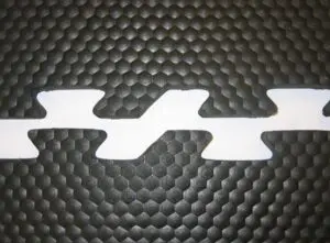 Rubberen stalmat (puzzelmat)