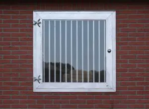 Stalraam paardenstal - stalen stalraam met veiligheidsglas