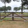 dubbele houten poort dura 2 – Weidepoort