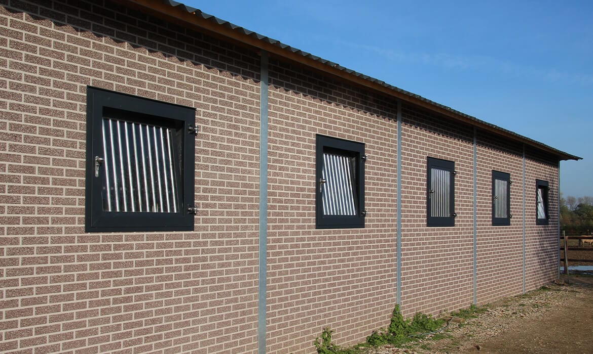 Luxe stalinrichting voor een nieuwbouw stal