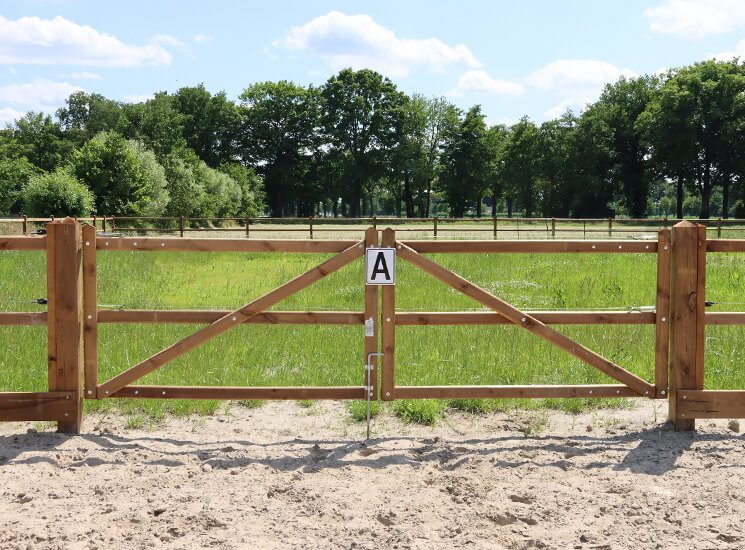 Houten poort | Traditioneel | dubbel | Tanatone